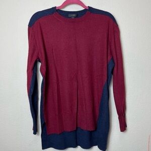 J.Crew color Block wool blend sweater size large